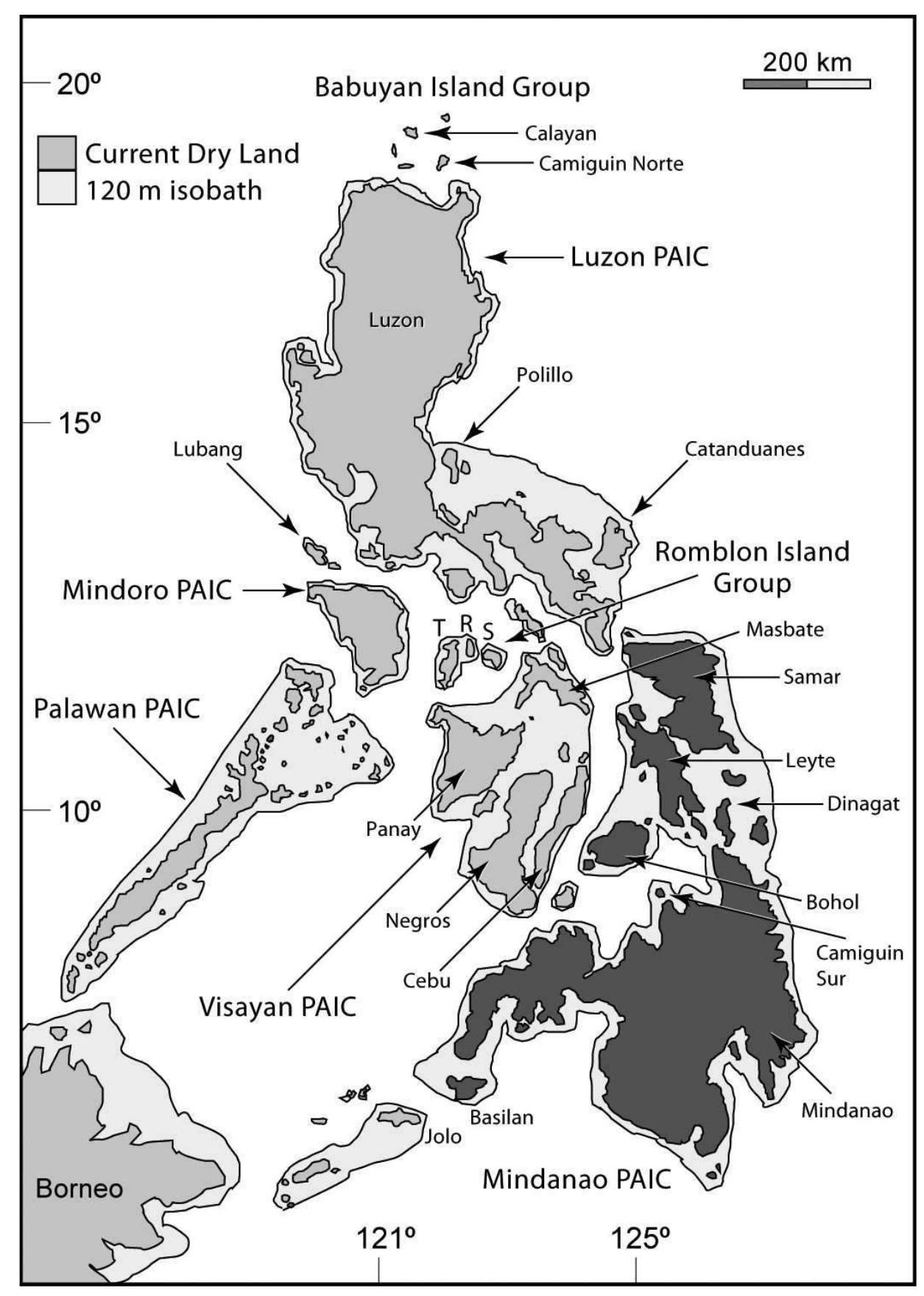 Fic. 1—map of the philippine islands, with island labels