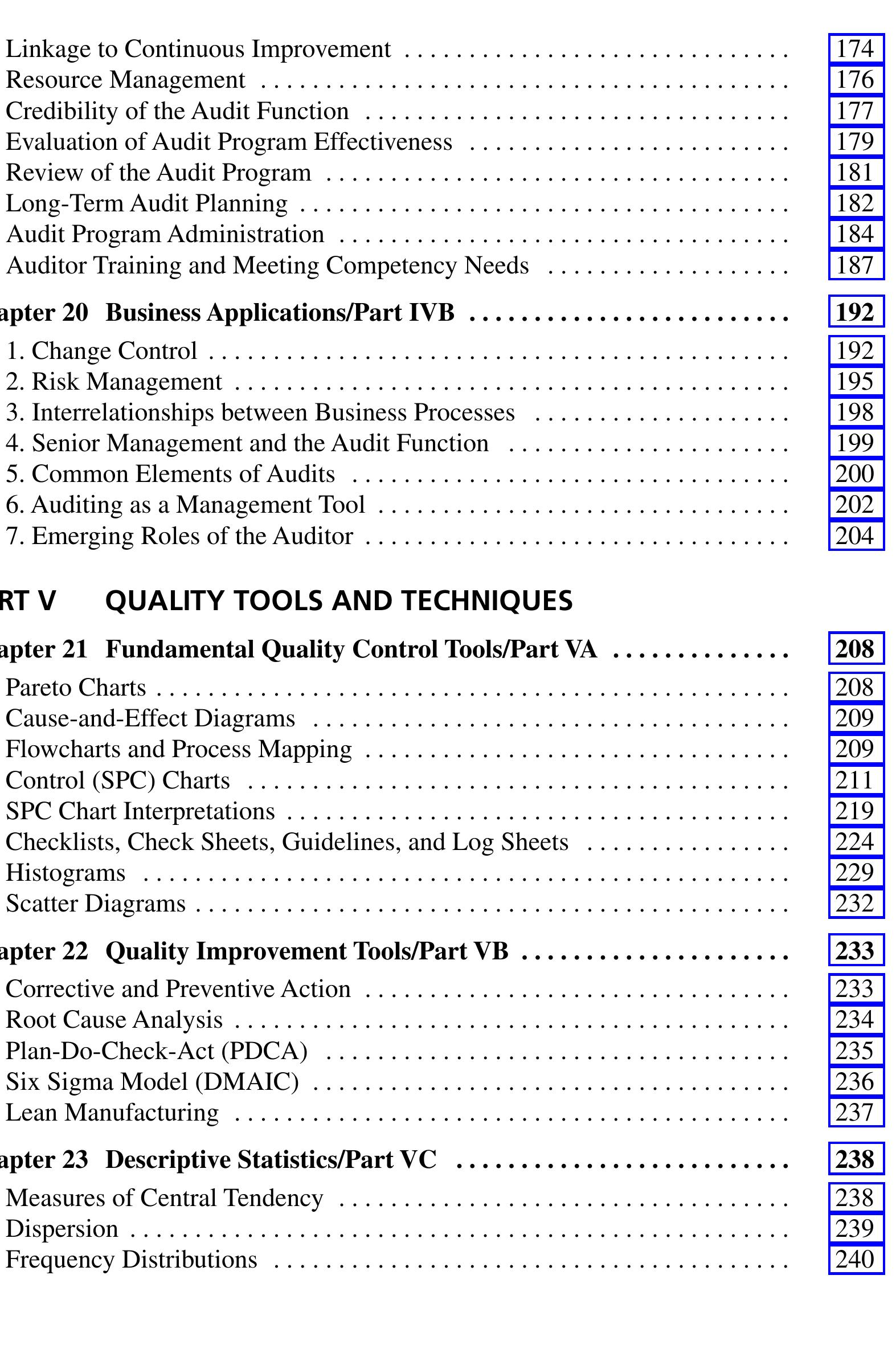 Figure 4 - from The ASQ Auditing Handbook