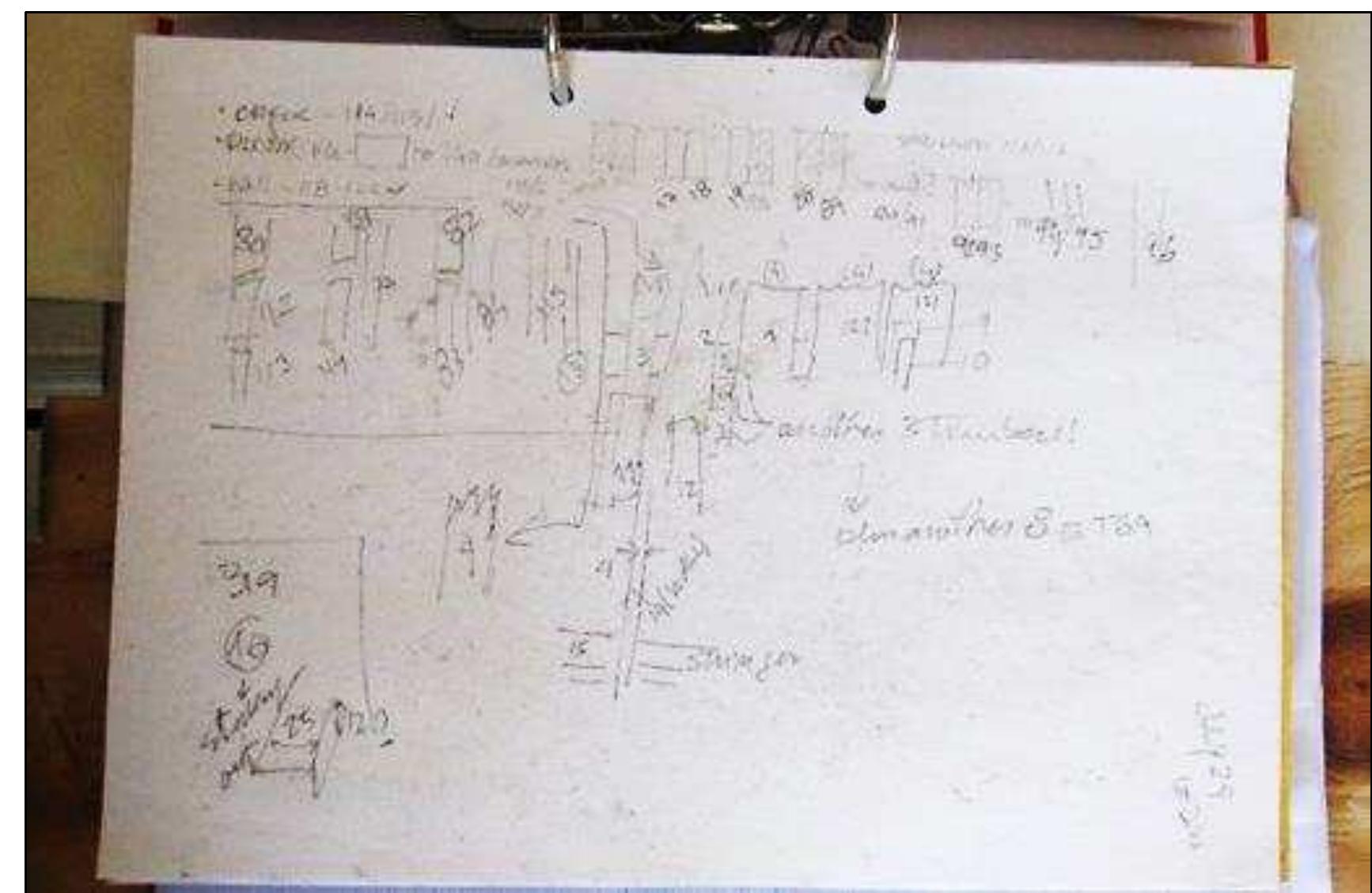 Figure 2-20. Example of an underwater sketch by an archaeologist. (Photo: Reprinted with permission from Castro, 2014a) 
