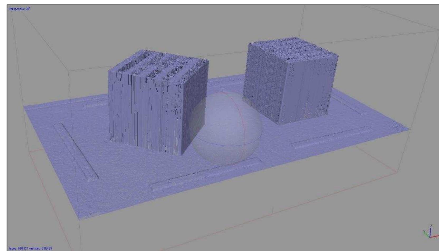 Figure 3-15. Build Mesh process with Surface Type: Height Field setting. (Image: Y amafune) 