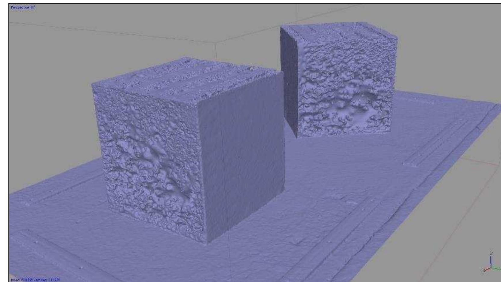 Figure 3-21. Build Mesh process with Interpolation: Extrapolated setting. (Image: Y amafune)  The last sub-setting is Point Classes. This sub-setting is for GIS-based mapping 