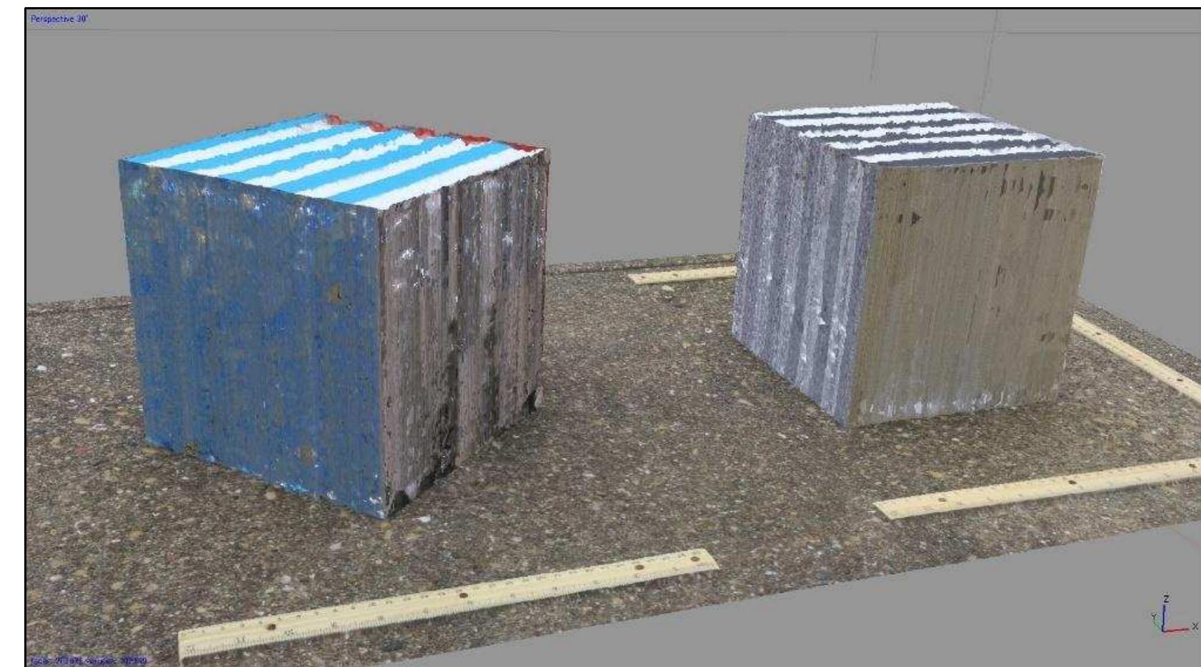 Figure 3-23. Build Texture process with Mapping Mode: Orthophoto setting. (Image: Y amafune) 