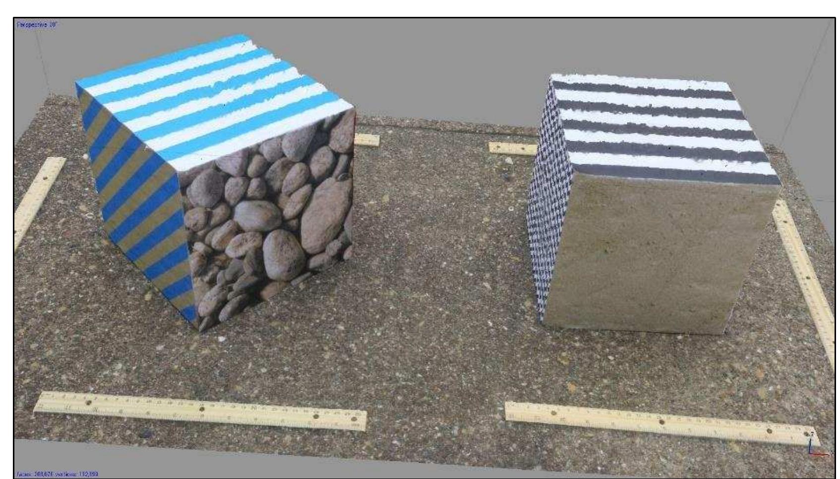 Figure 3-26. Build Texture process with Blending Mode: Mosaic setting. (Image: Y amafune) 