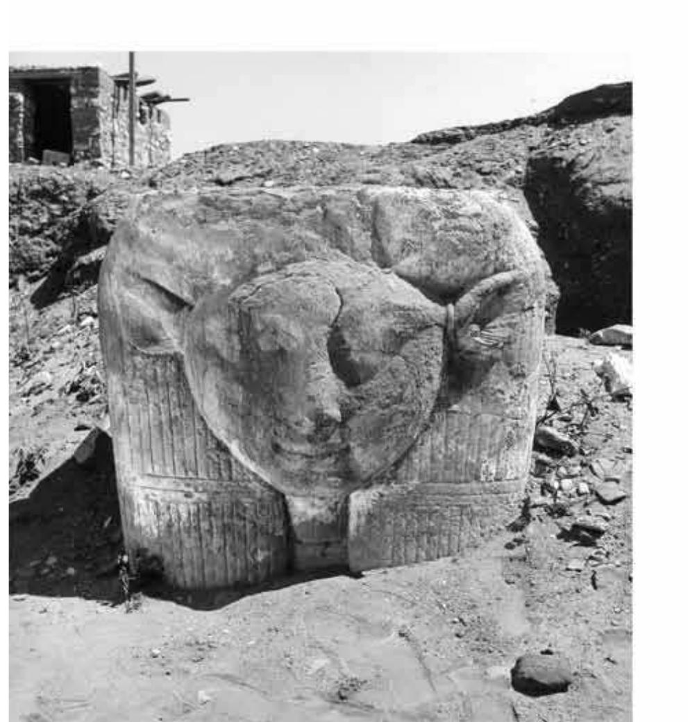 Fig. 3a. Hathor capital D, south side. Fig. 3c. Hathor capital F, south side.