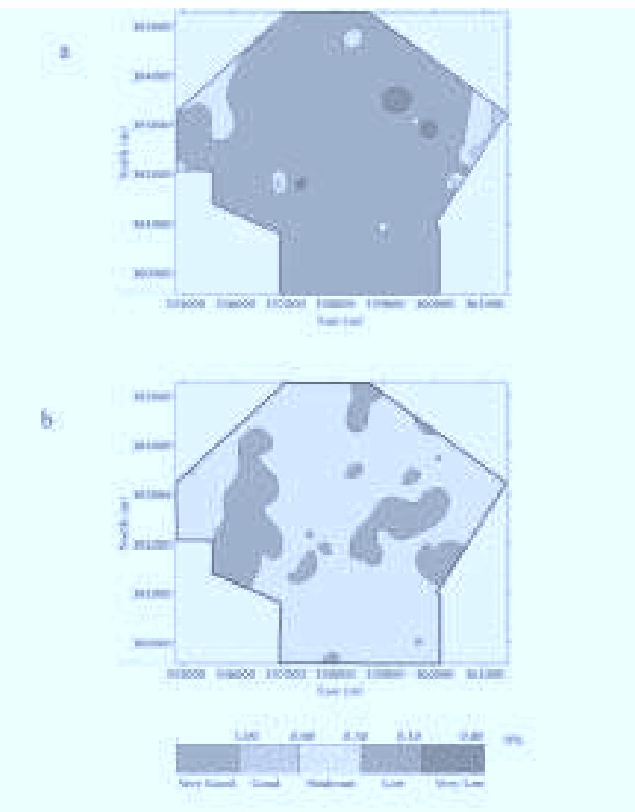 Variability Map Variability map of available p for (a) top- and (b)sub-soil