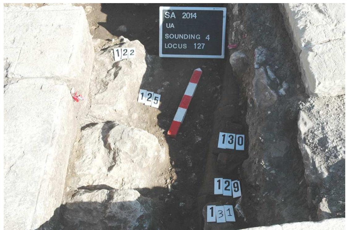 Roman Post Support Structure Foundation of the early roman imperial monument (locus 122)