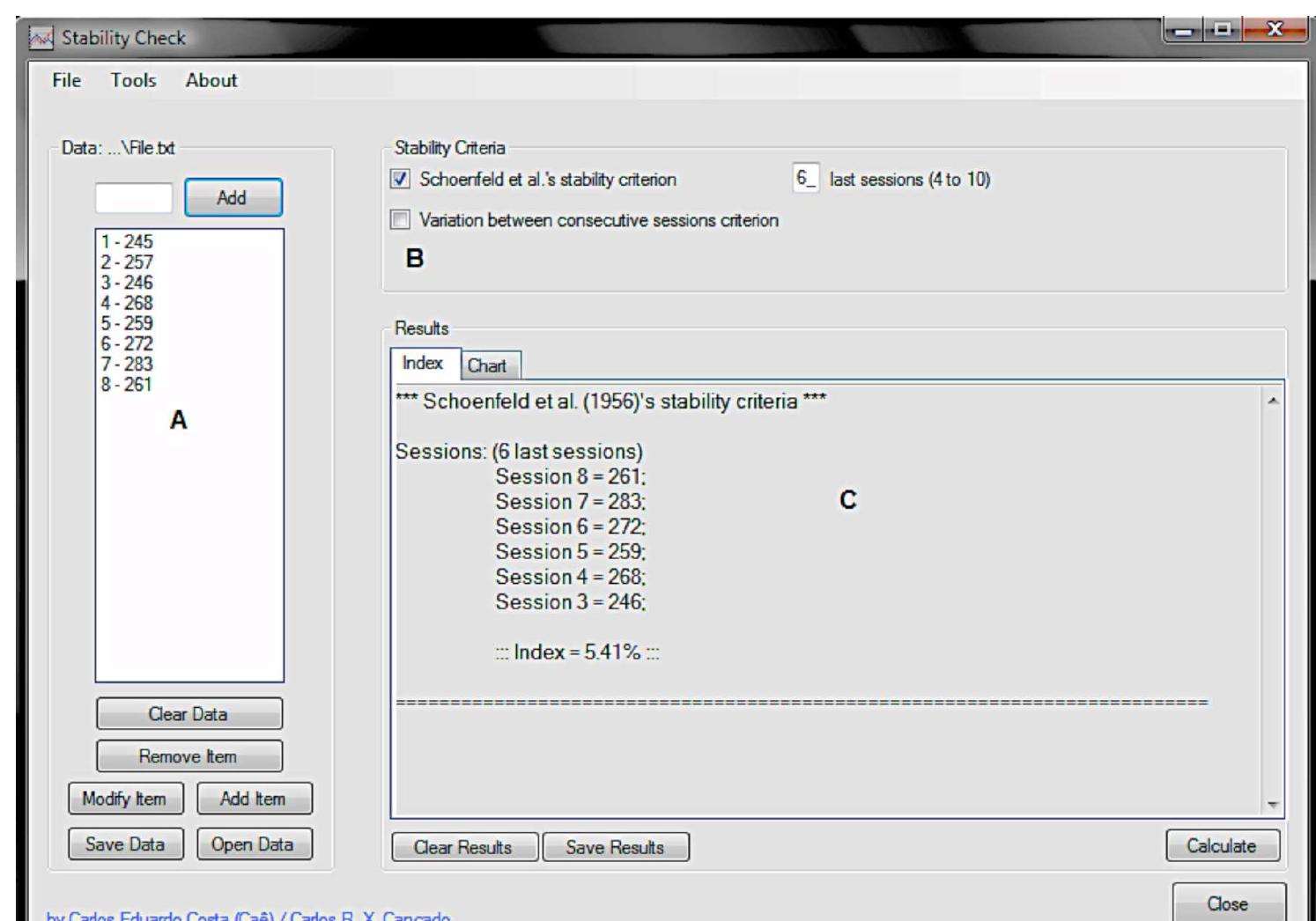 Stability Check Using Excel (PDF) Stability Check: A Program for Calculating the Stability of Behavior