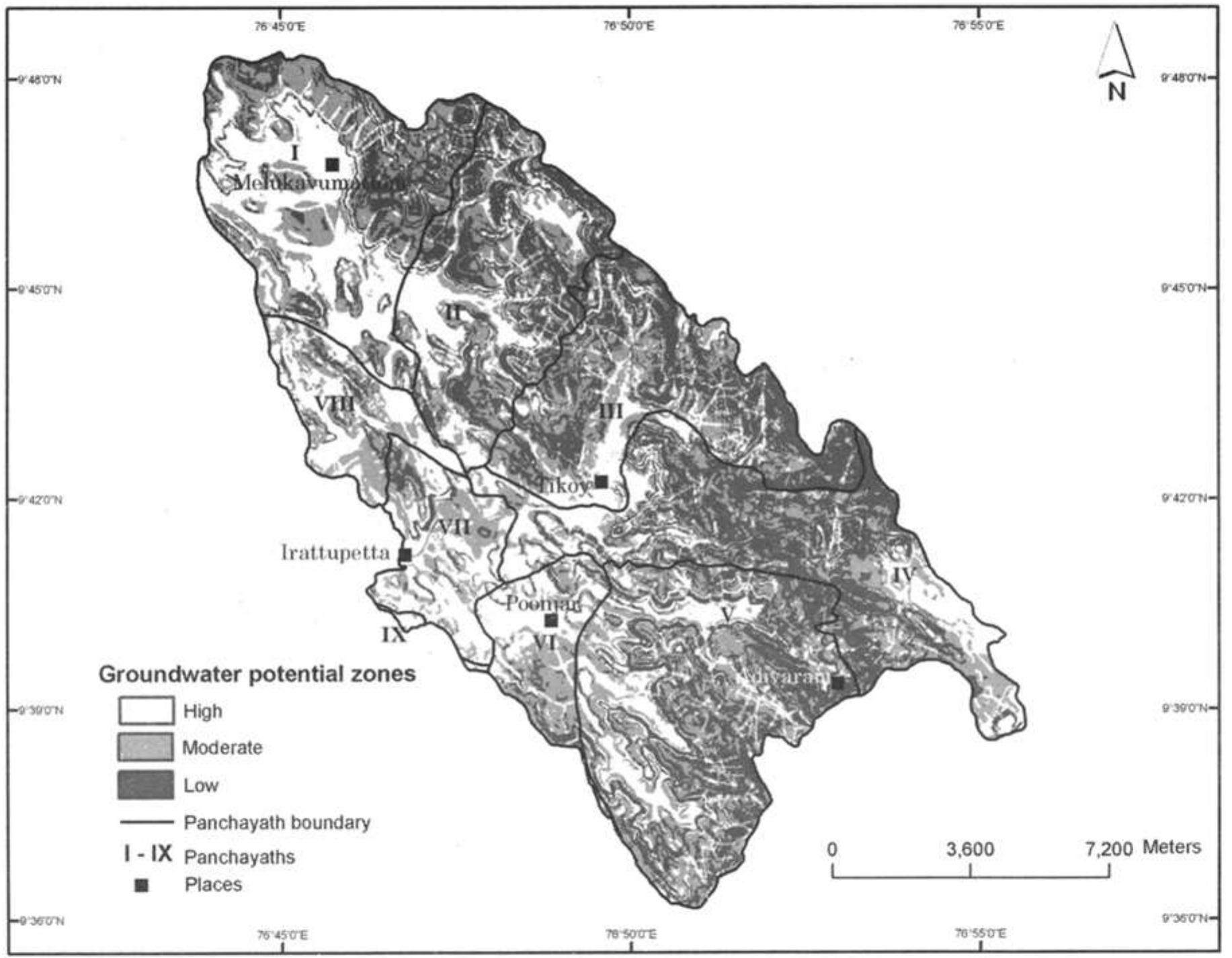 (PDF) Groundwater potential in the hard rock terrain of Western Ghats ...