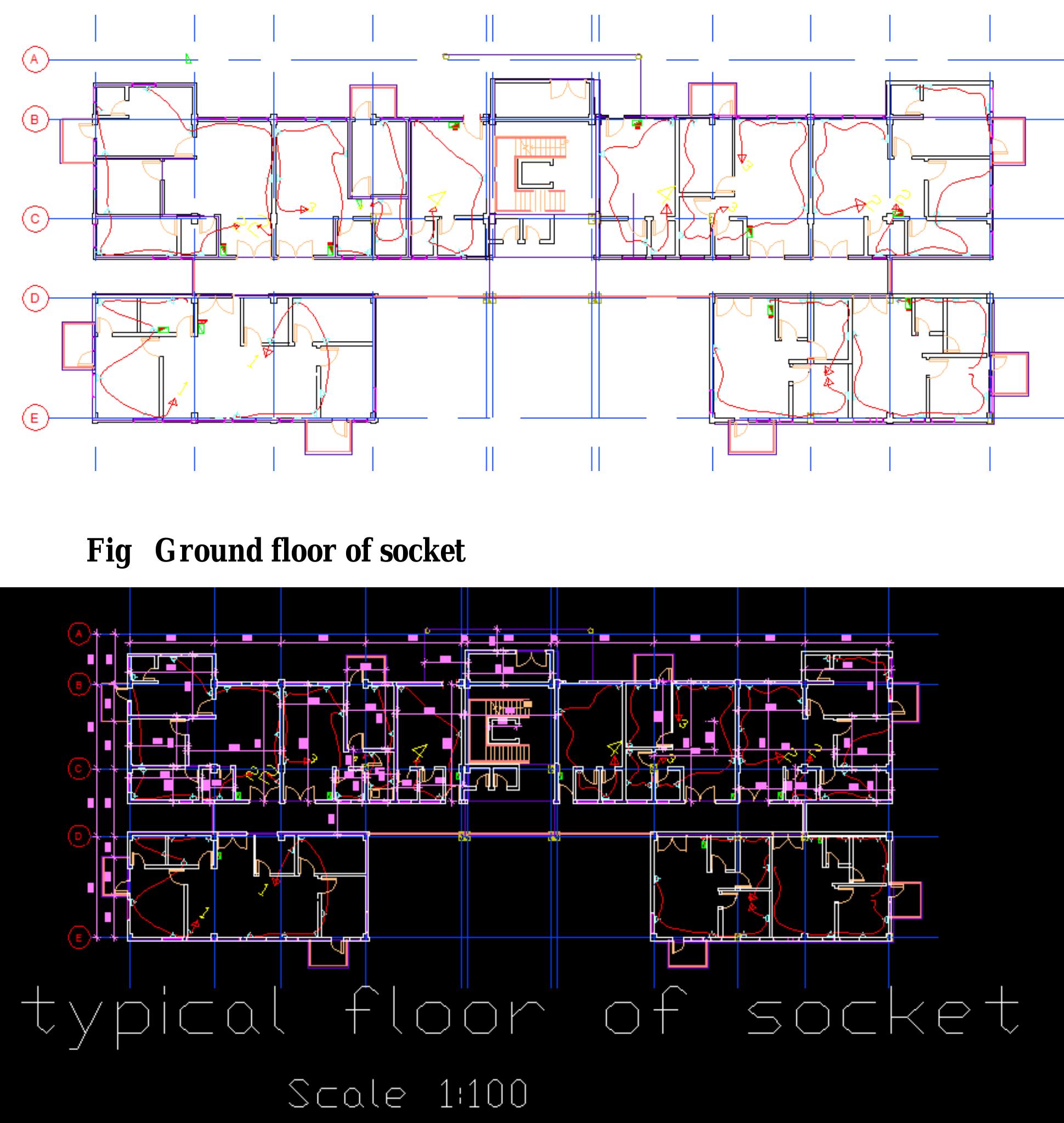 Figure 8 - Electrical Installation Design for (G+6) Urban