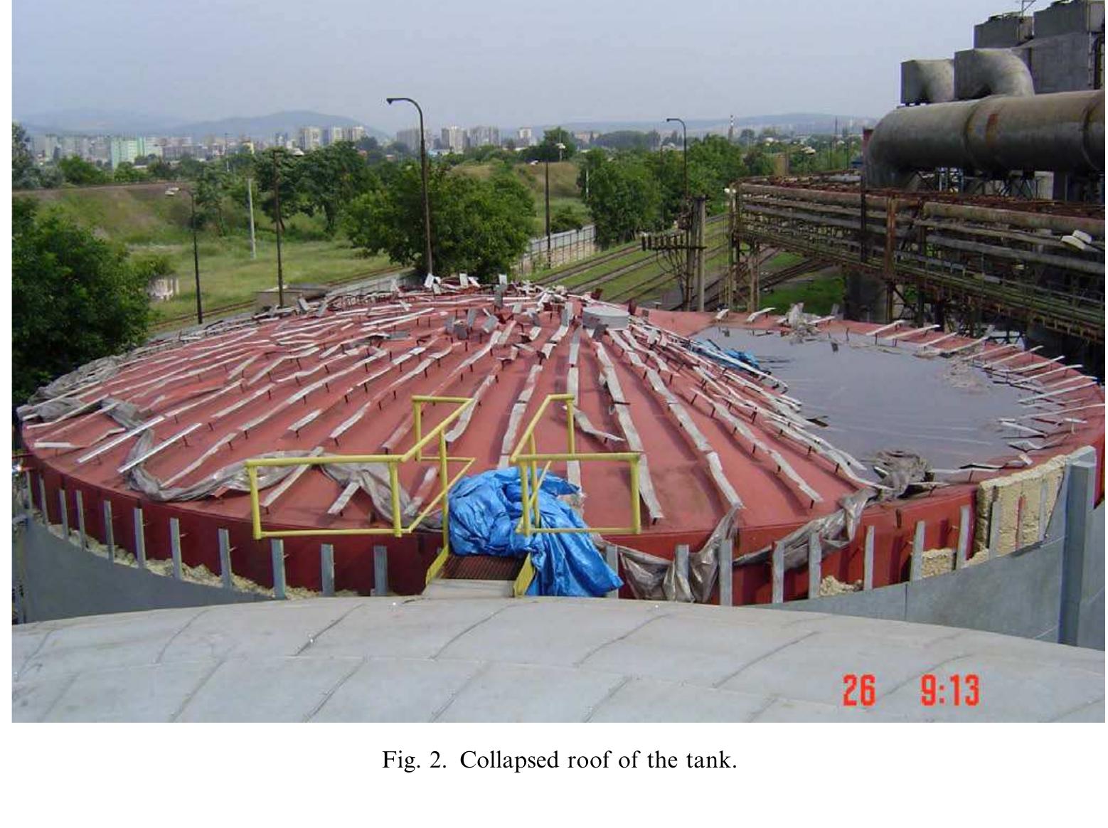 Figure 2 - Failure analysis of storage tank
