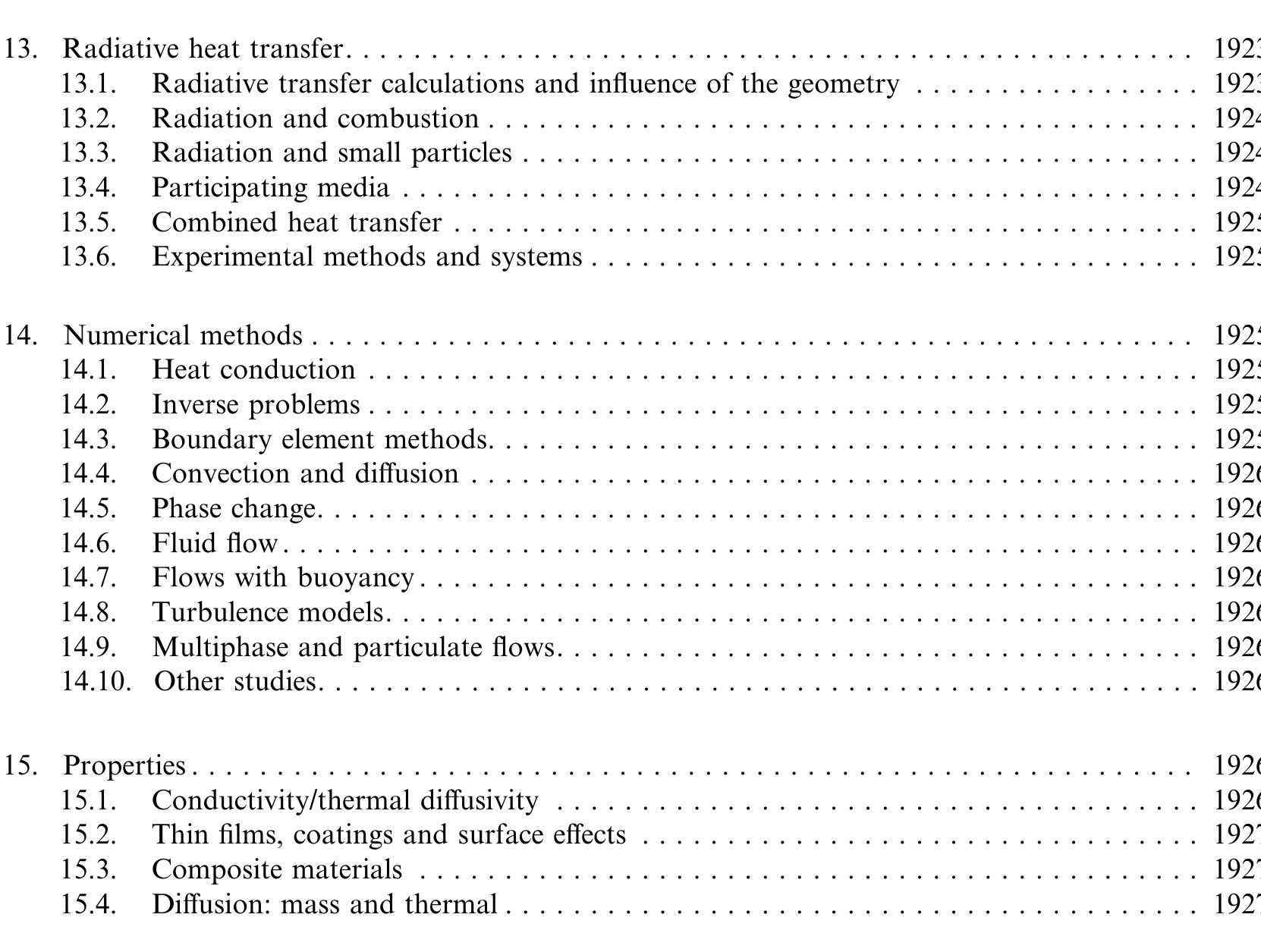 PDF) Heat transfer––a review of 2001 literature