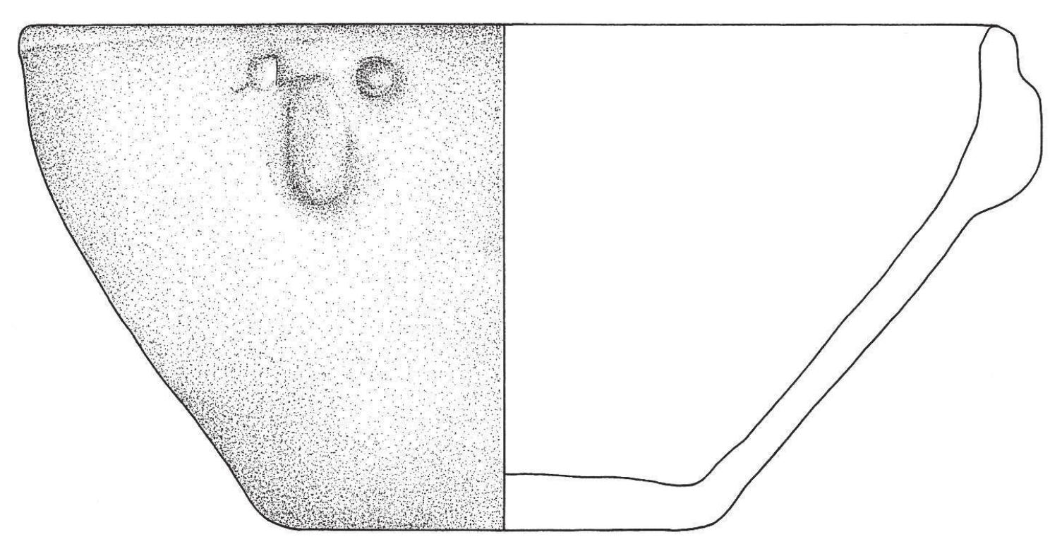 Misa z ornamentem twarzowym, okres przedrzymski, Marianowo 