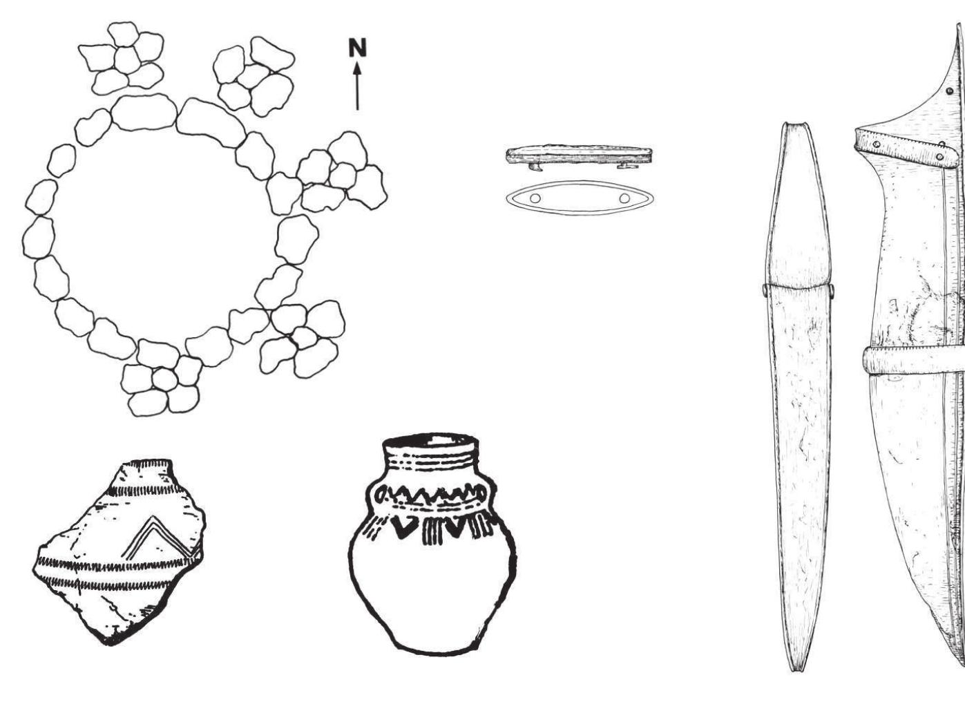 Gréb z mieczem jednosiecznym, okres przedrzymski, Suchan 