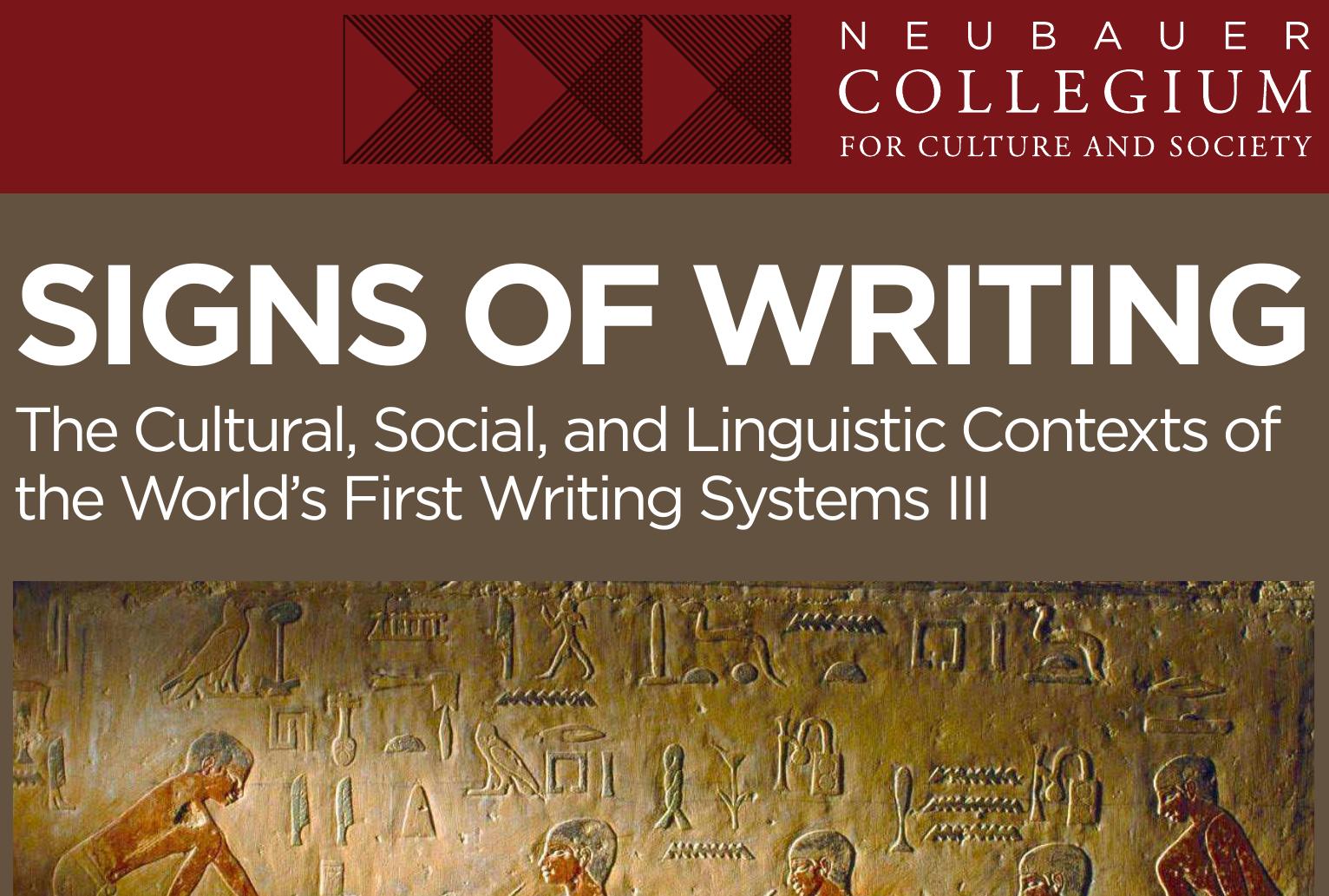 (PDF) Signs of Writing. The Cultural, Social, and Linguistic Contexts ...