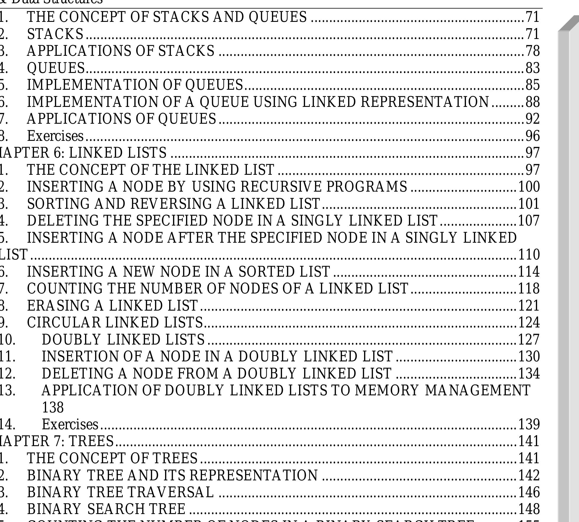 (PDF) C & Data Structures