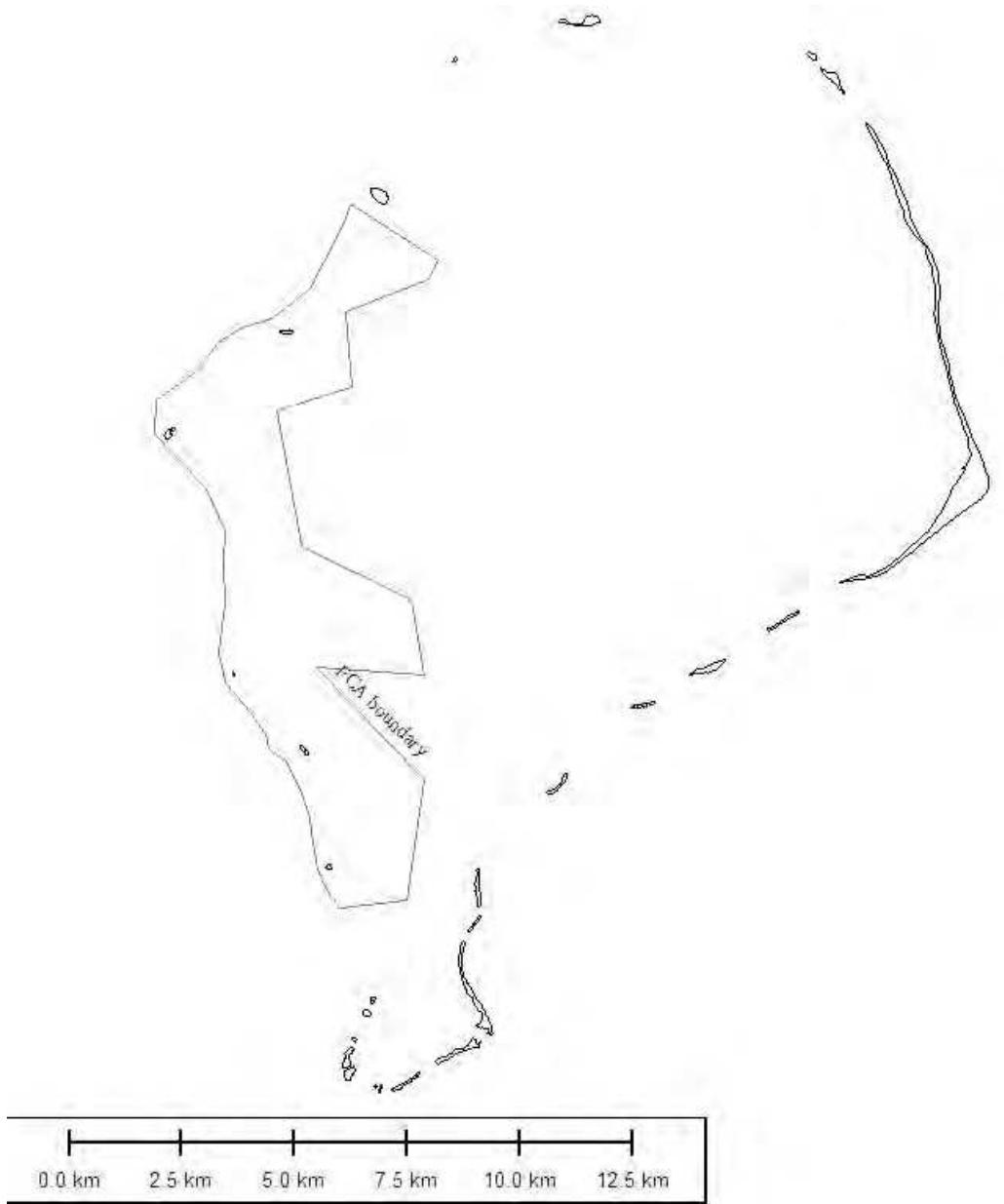 Map showing location of the funafuti conservation area and