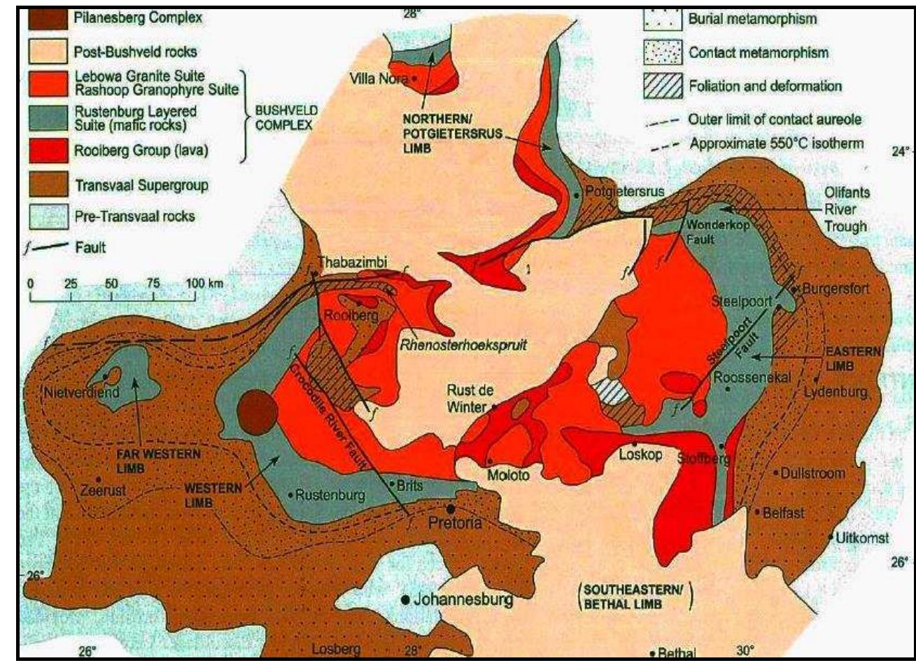 Rustenburg Map.pdf Geological map of the bushveld complex with the rustenburg