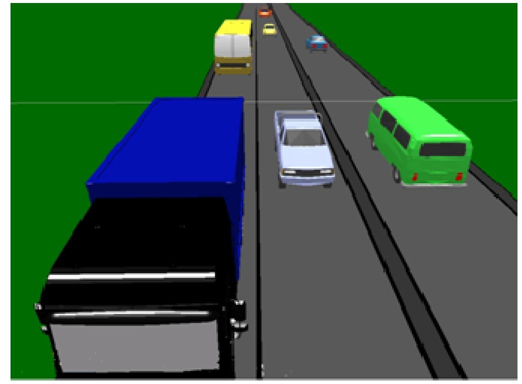 Figure 2. The vehicles’ coordination in image. 
