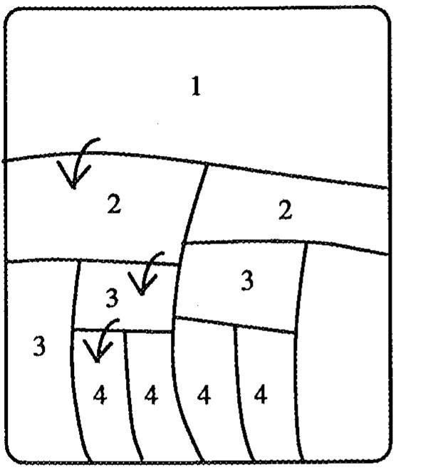 Fig. 11. In the traditional environment, the dead-end street was used as a kind of living room for the residents around it.  dwellings since some houses could be entered from places 1 and 2. In the figure, 1 is the public space for 2, 2 the public space for 3, and so on. Conversely 4 is the pri- vate space for 3, 3 the private space for 2, and so on. This hierarchy has disappeared today (fig. 12), because the quarter as a territorial organization has broken down; this breakdown ended the shared responsibility among neighbors, reduced communication between them, and 