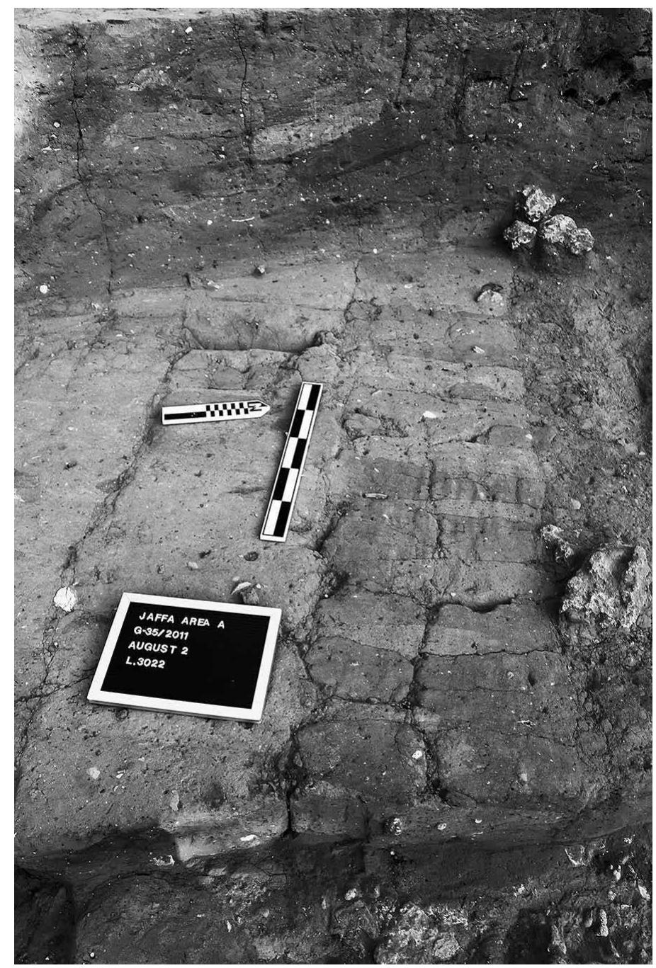 FIG. 29. Phase RG-3a (level IVA) addition (L.3022) to the in- terior of the passageway, view to the northwest (JCHP photo- graph 2011-P0444). 