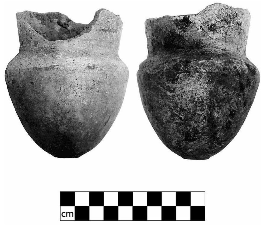 FIG. 30. Egyptian one-handled cup (JCHP 464, missing handle) from the phase RG-3a (level IVA) destruction. 