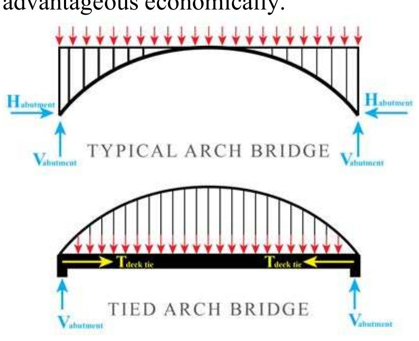 Arch Bridge Free Body Diagram