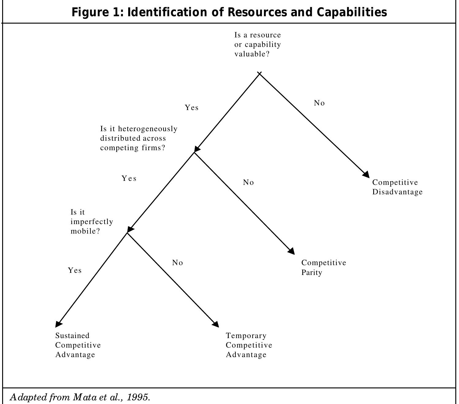 (PDF) Resource Based View (RBV) of Competitive Advantage: An Overview