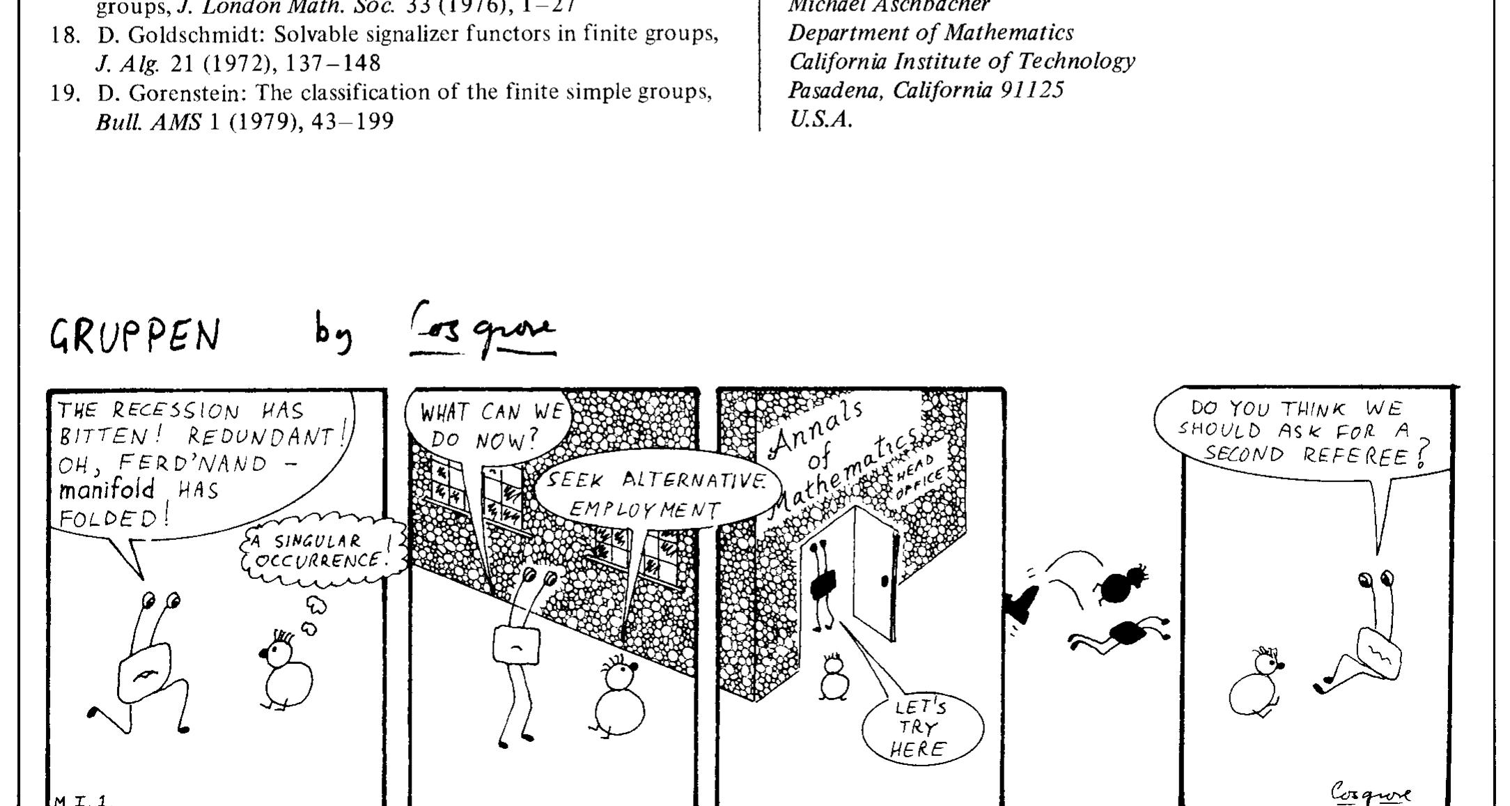 (PDF) Classification of finite simple groups
