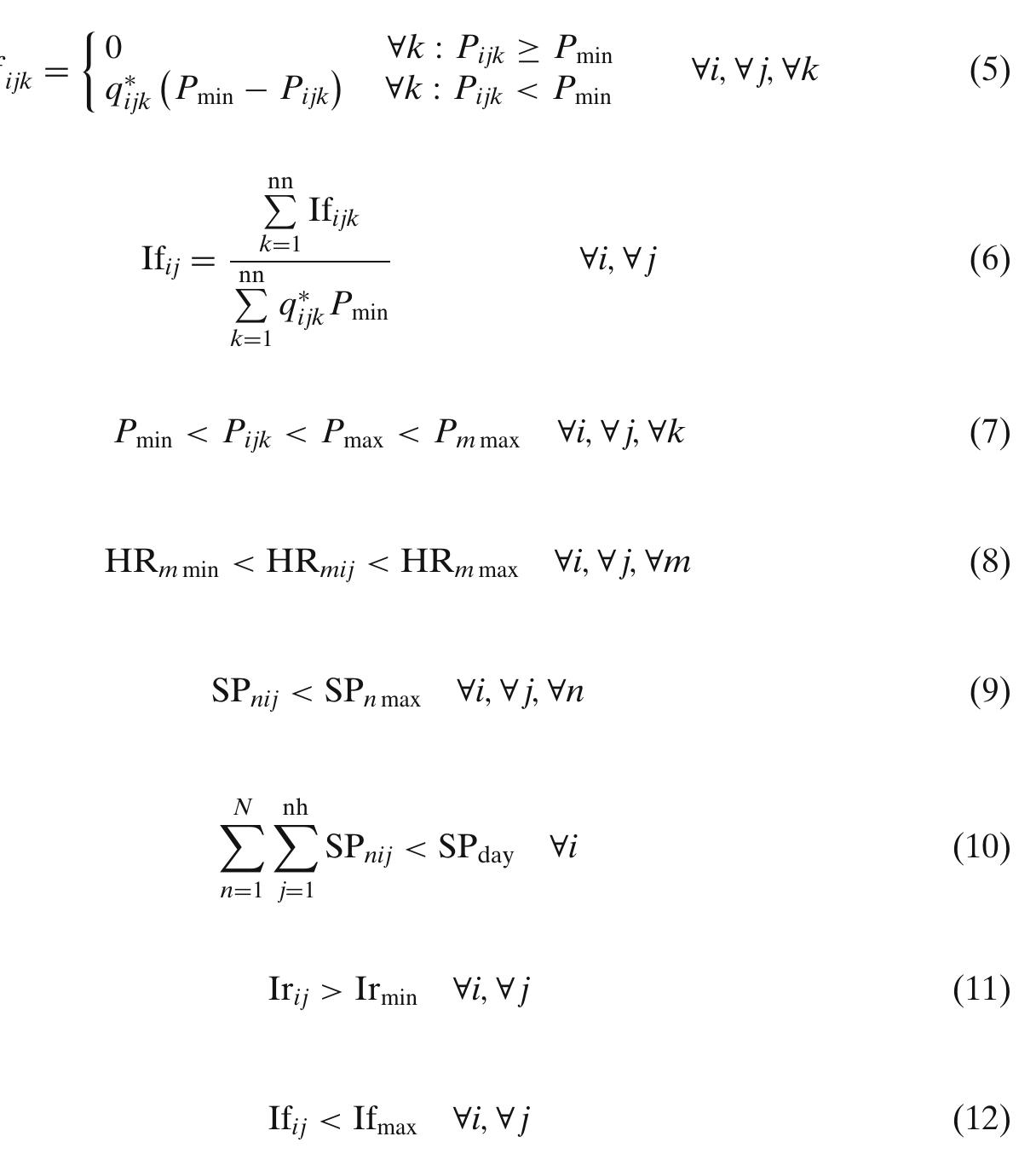Table 1 - Pressure management model for urban water
