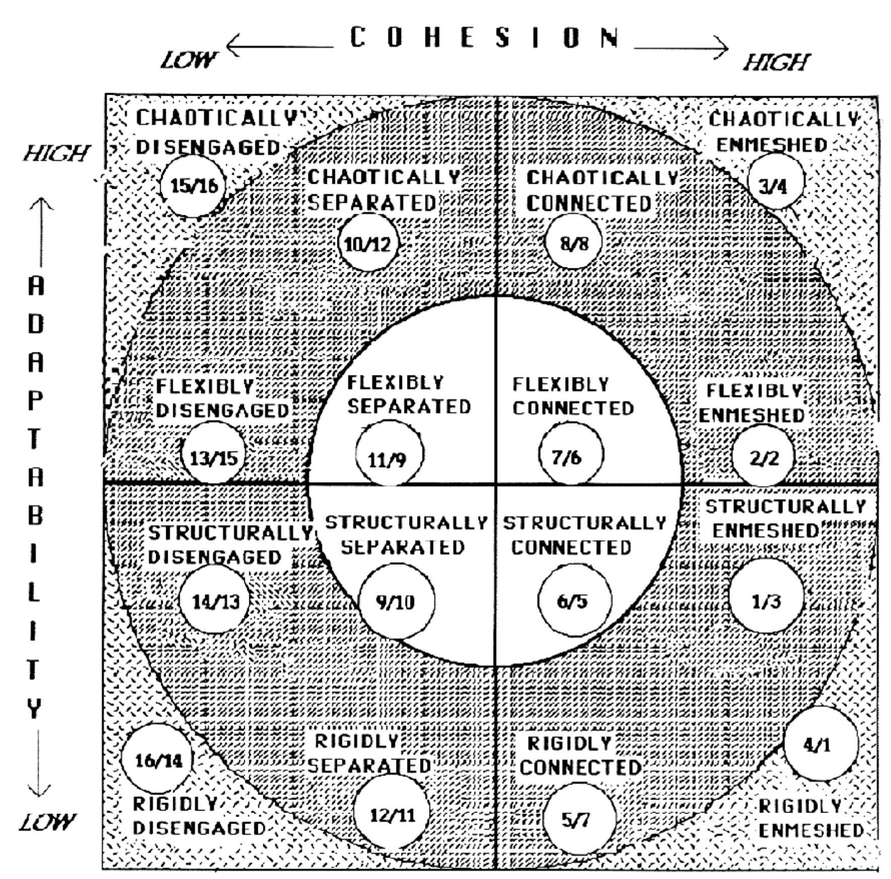 Figure 3 - Evaluating FACES III and the Circumplex Model: