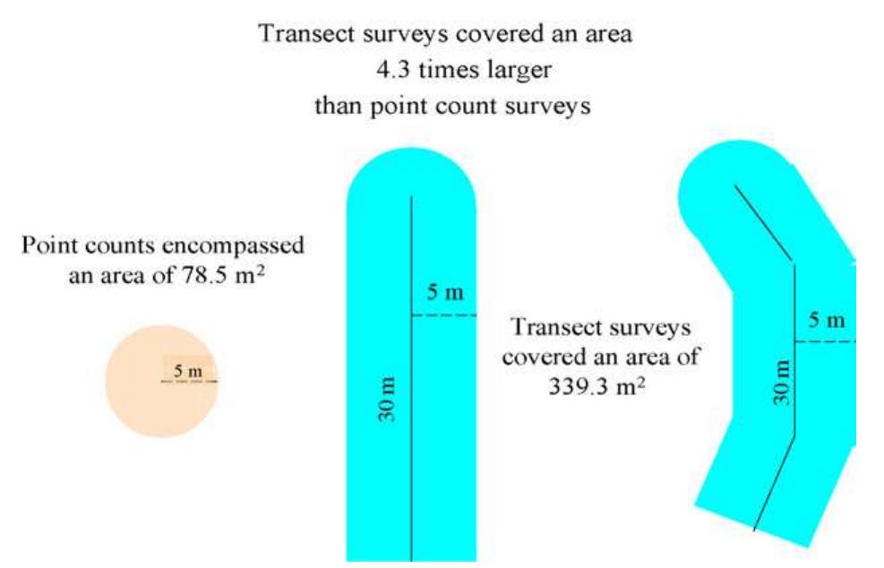 Point Transect Distance Sampling (PDF) A large-scale field comparison of strip transect and stationary ...