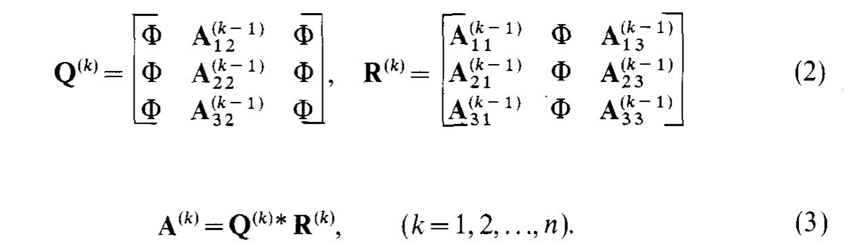 Here q™ is an elementary column matrix, whose star is easily