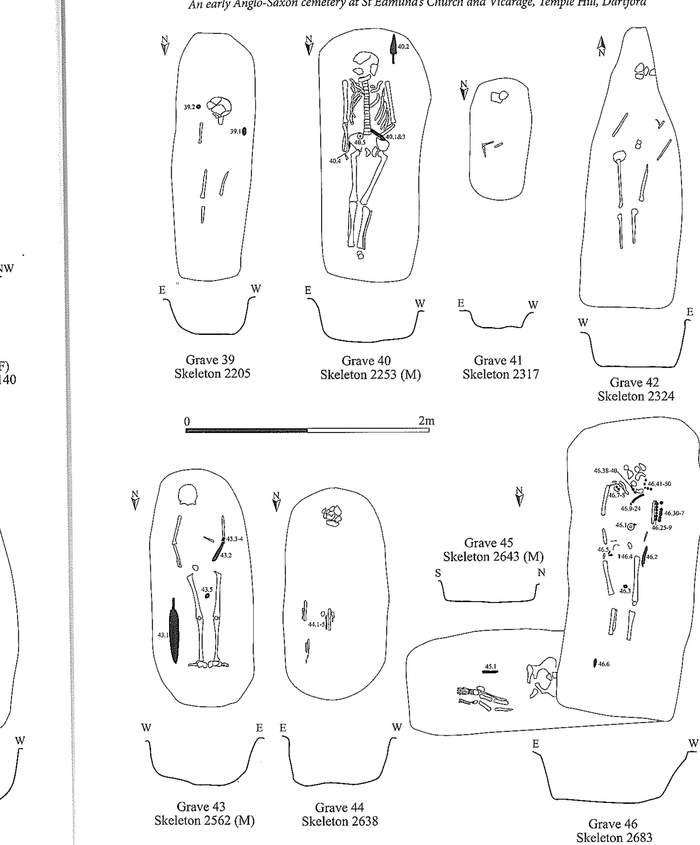 Figure 10. Skeletons 2205-2683 (Graves 39-46). 