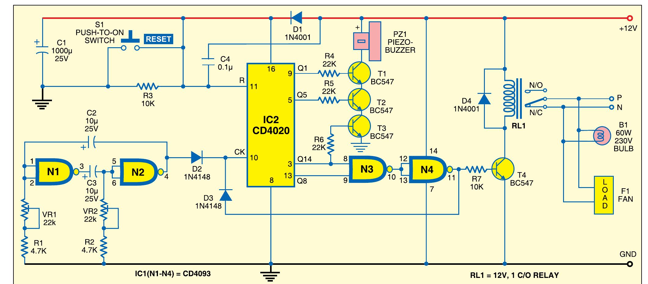 Timer Cd4020 (PDF) EFY