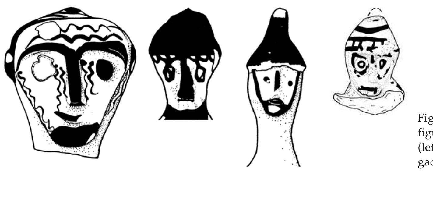 in various ways, and after its destruction the workshop of Kontopigado could not function any more. This could explain why occupation in Kontopigado, which can be securely traced back to LH ITB and LH UIA periods, was interrupted so abruptly. On the other hand, work shops that continued their production after the destructions of LH III B2 and LH III C Early were often integrated into citadels (Tiryns, Phylakopi). Although Kontopigado is situated 5 km away from the Acropolis, inclusion within its administrative system is possible”. The presence of an important sanctuary protecting production activities and the involvement of the palace in the management of workshops may explain the presence of paraphernalia of official status, such as hollow figures that could have been carried in processions (hollow female figure from well 7) and the rare figurines found in the deposits of the wells close to the installation.  
