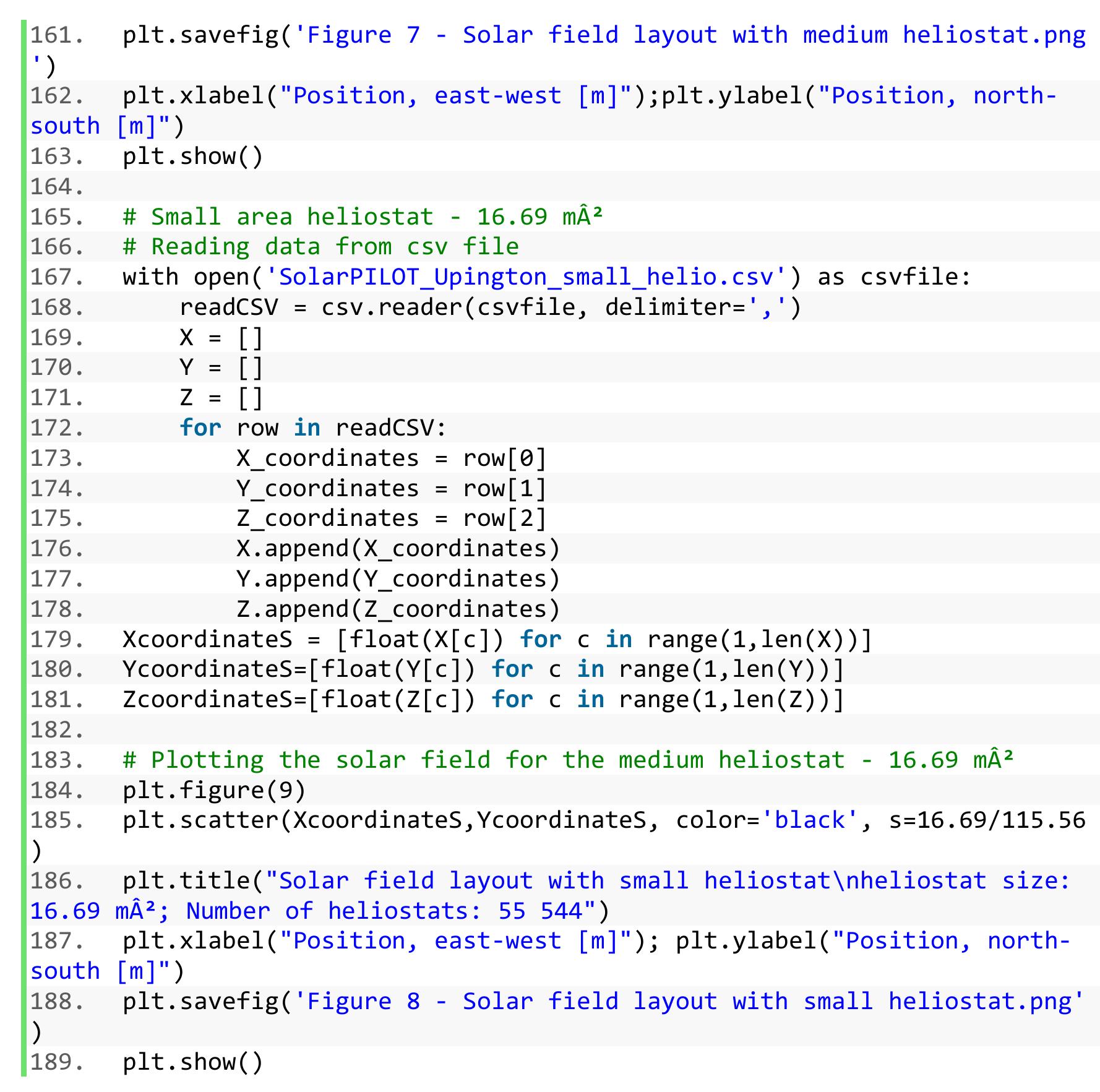 The following code is used to calculate the sun vector. 