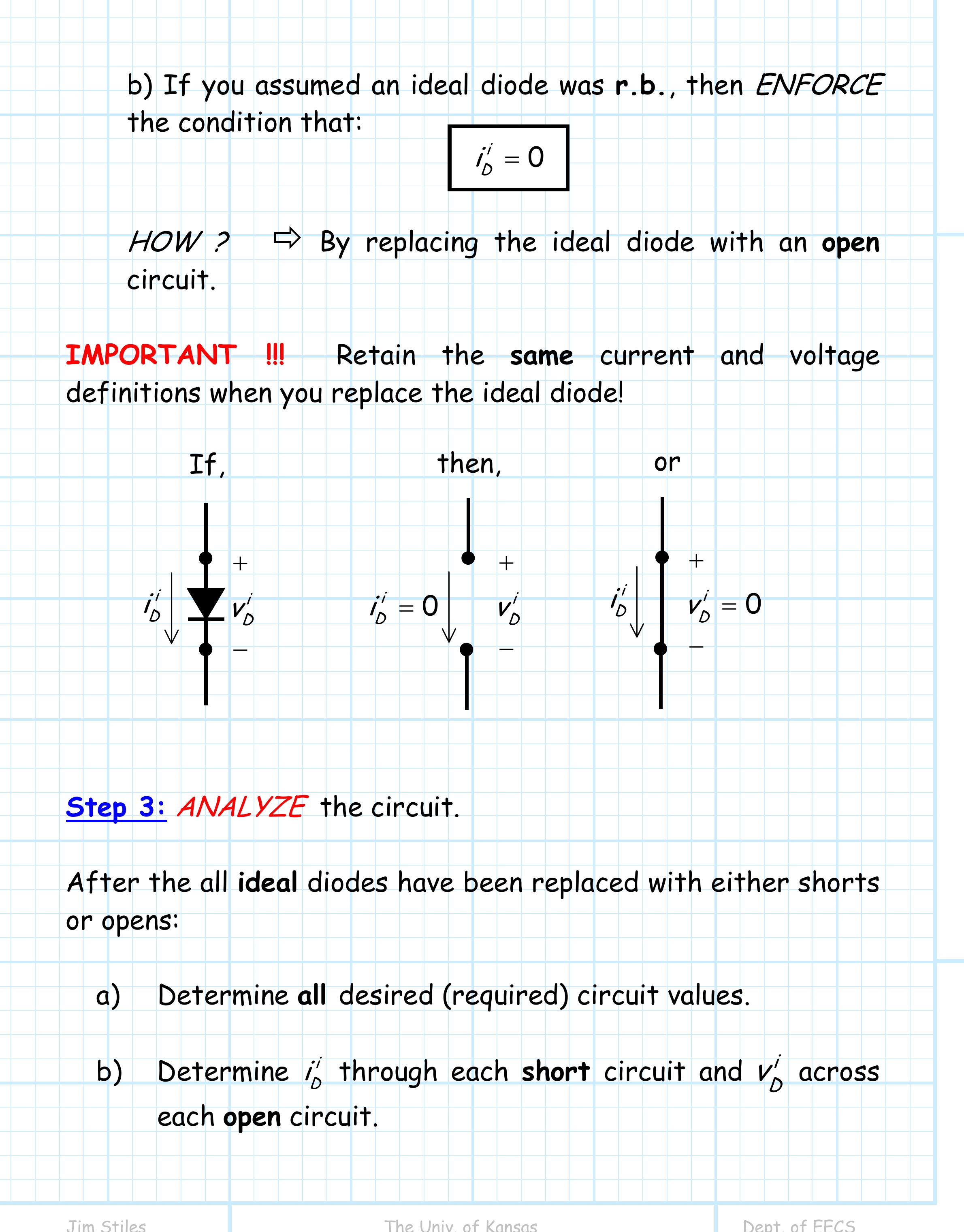 Figure 2 - The Ideal Diode Circuit Analysis Guide