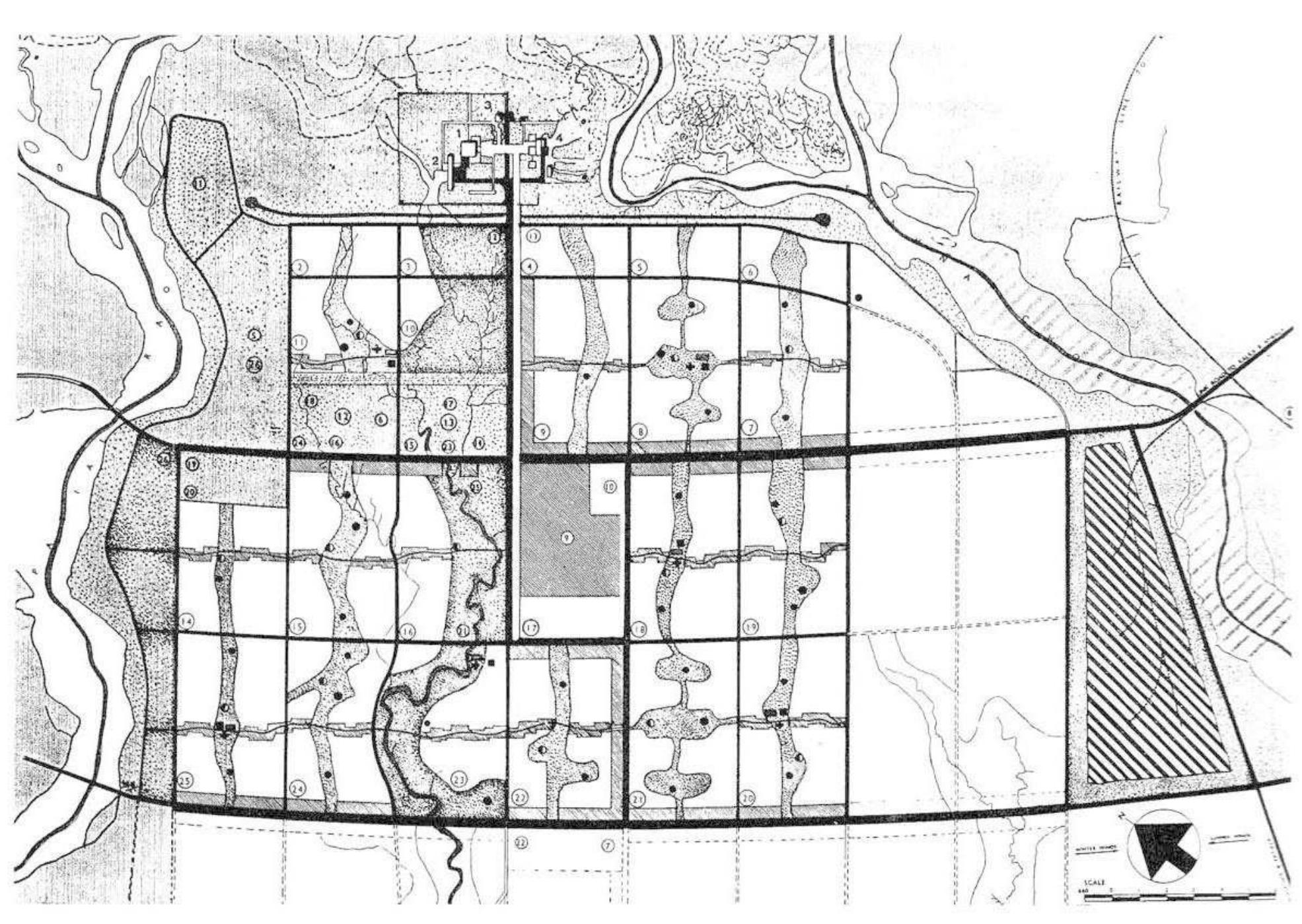 ig.6 le corbusier's study sketches for chandigarh, modular