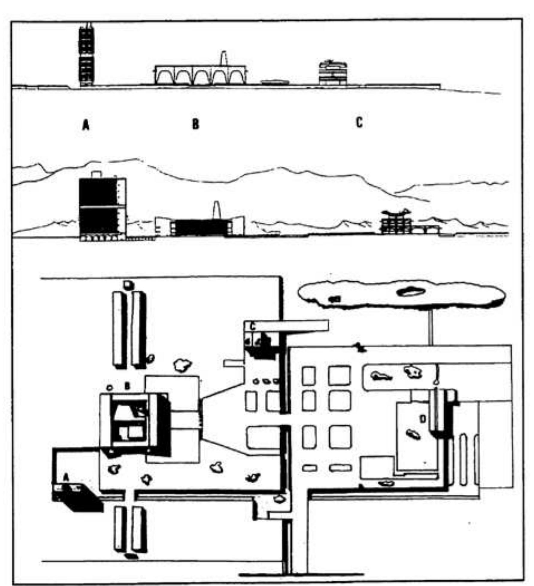 ig.6 le corbusier's study sketches for chandigarh, modular
