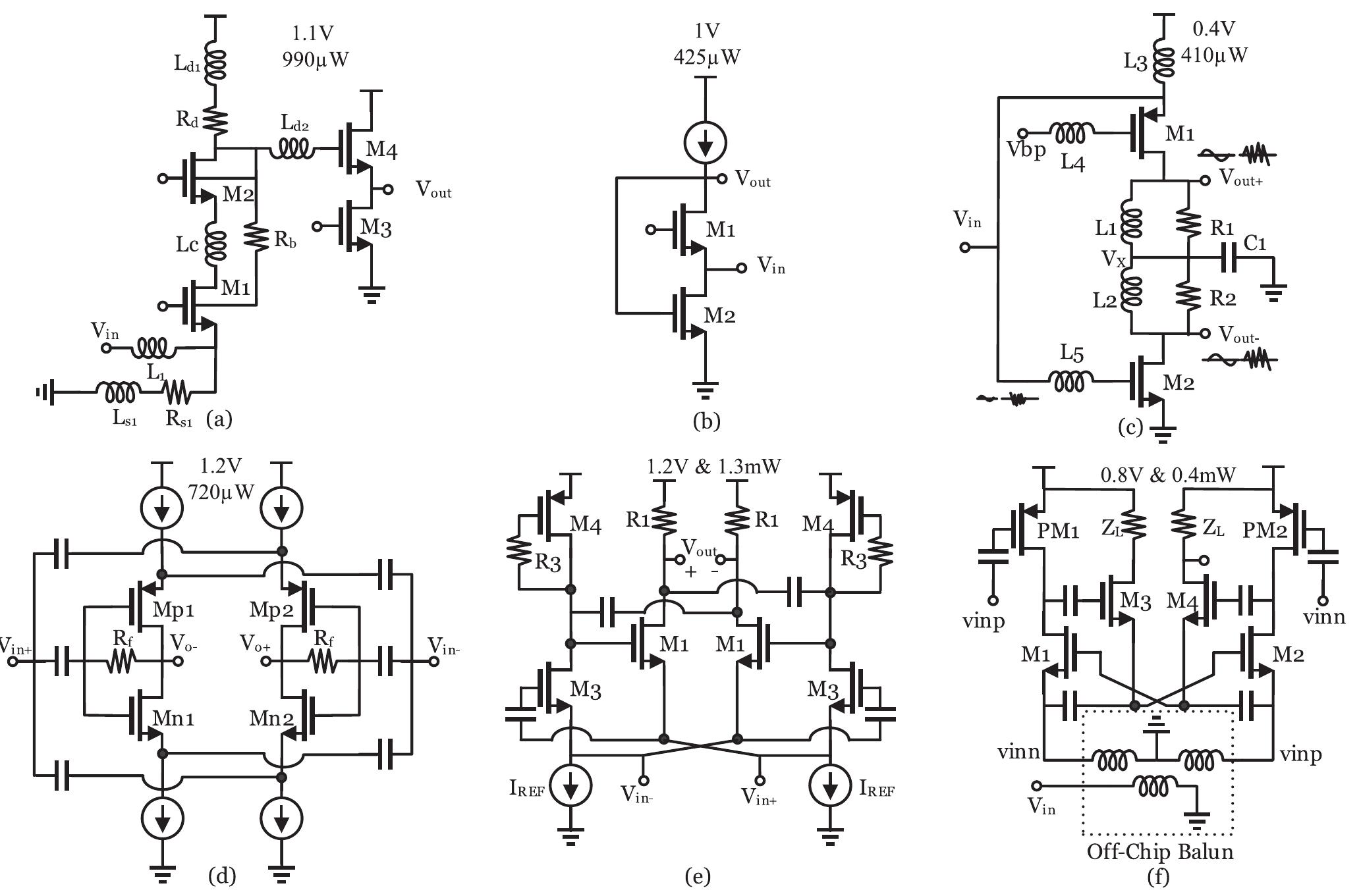 (PDF) An Ultra-Low-Power Wideband Inductorless CMOS LNA With Tunable ...
