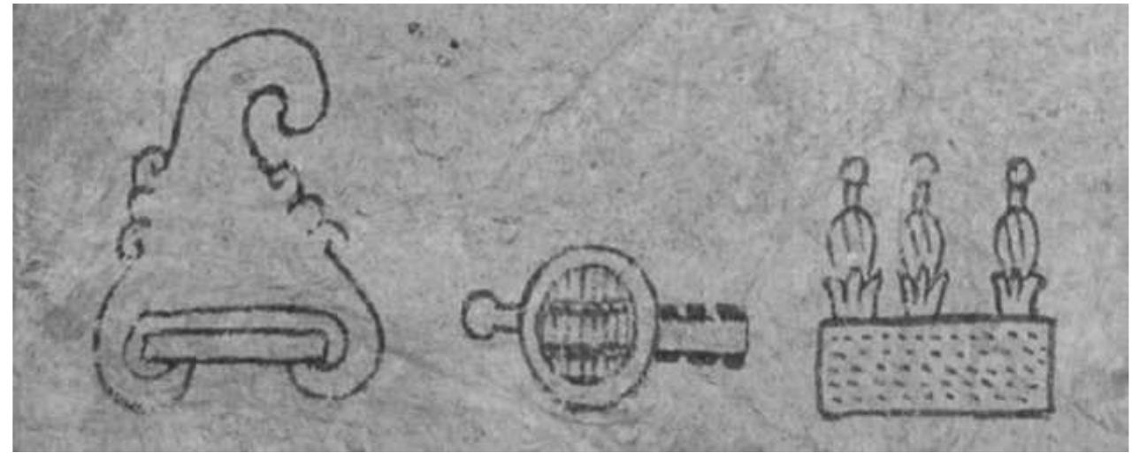 Figure 2.5 War is settled between Colhuacan and Xochimilco, Codex Boturini, plate 21 