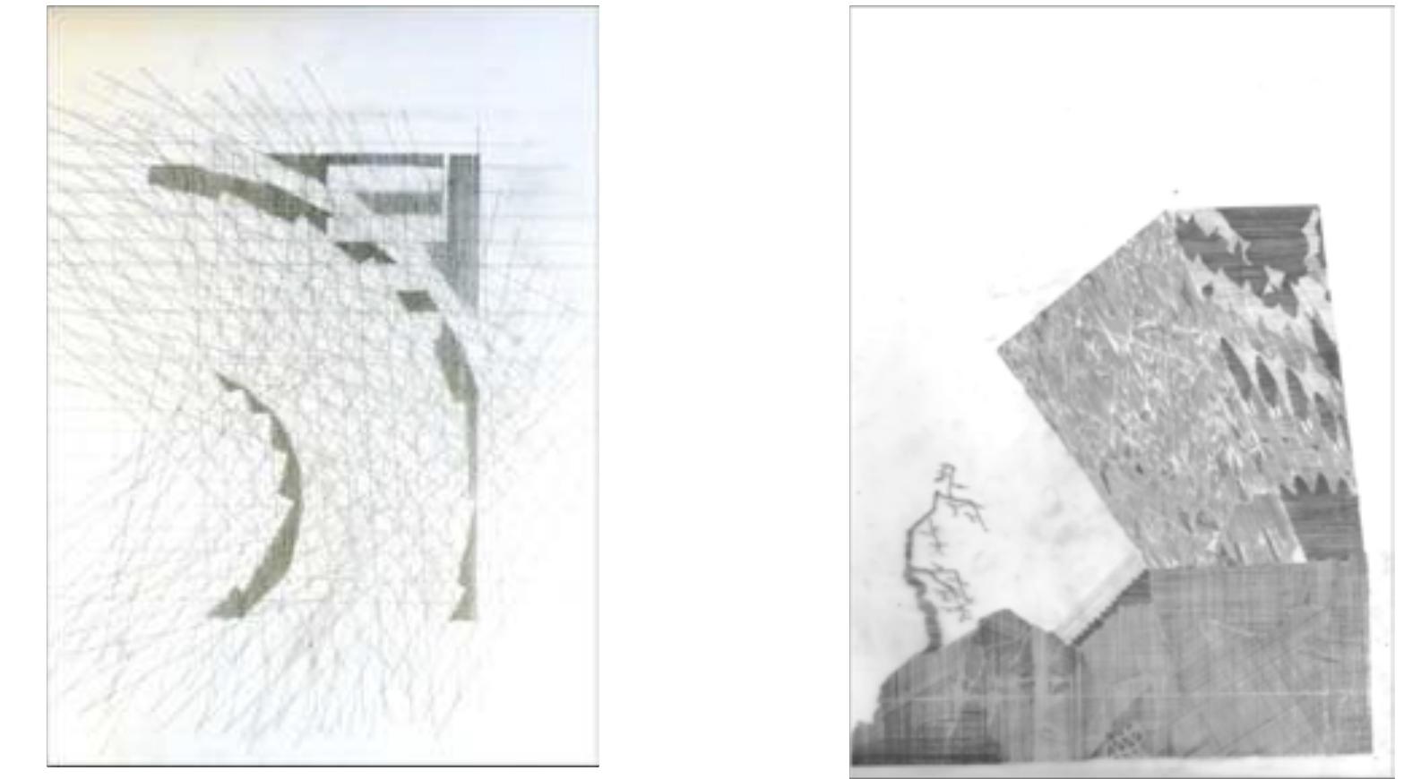 500 Line Drawing 500 lines mechanical drawing, student works, interior