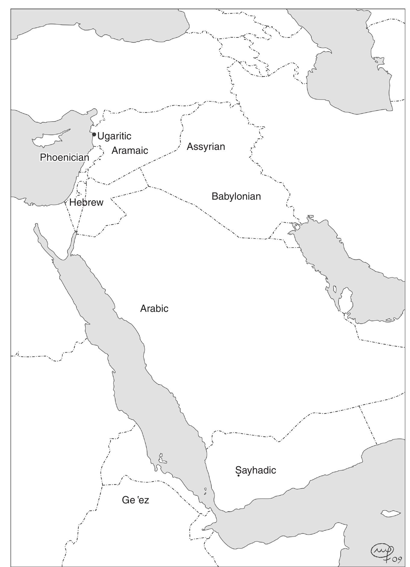 Semites Map (PDF) The Semitic Language Family