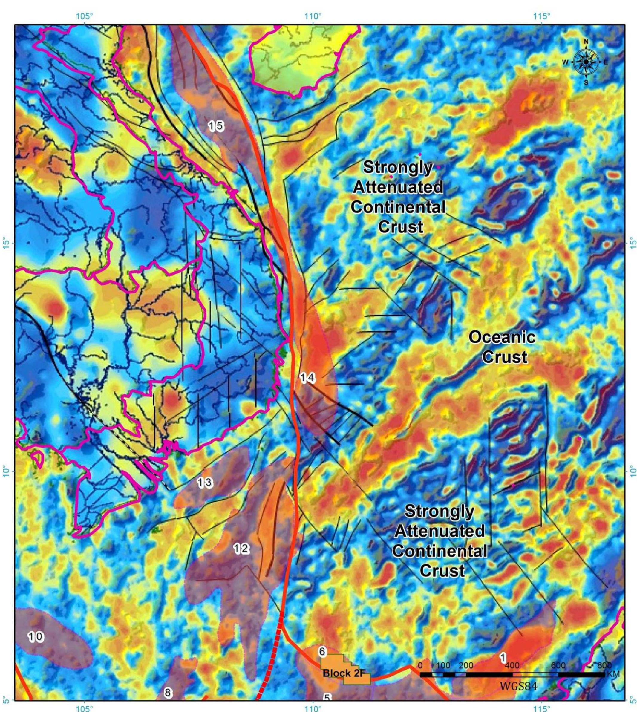 Figure 4 - from The Sarawak Bunguran Fold Belt: Structural