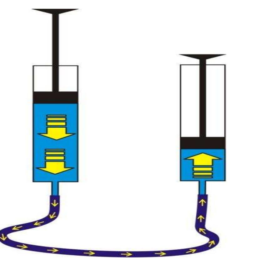 Syringes Pascal Law.pdf If we pressurized one syringe second syringe lift up