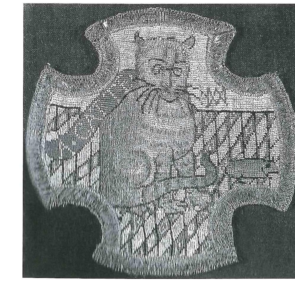 3 | Mary Queen of Scots (monogrammed M R): A catte, 1570s, linen canvas embroidered with silk, 30 x 30 cm. Edinburgh, Palace of Holyroodhouse, HR3 