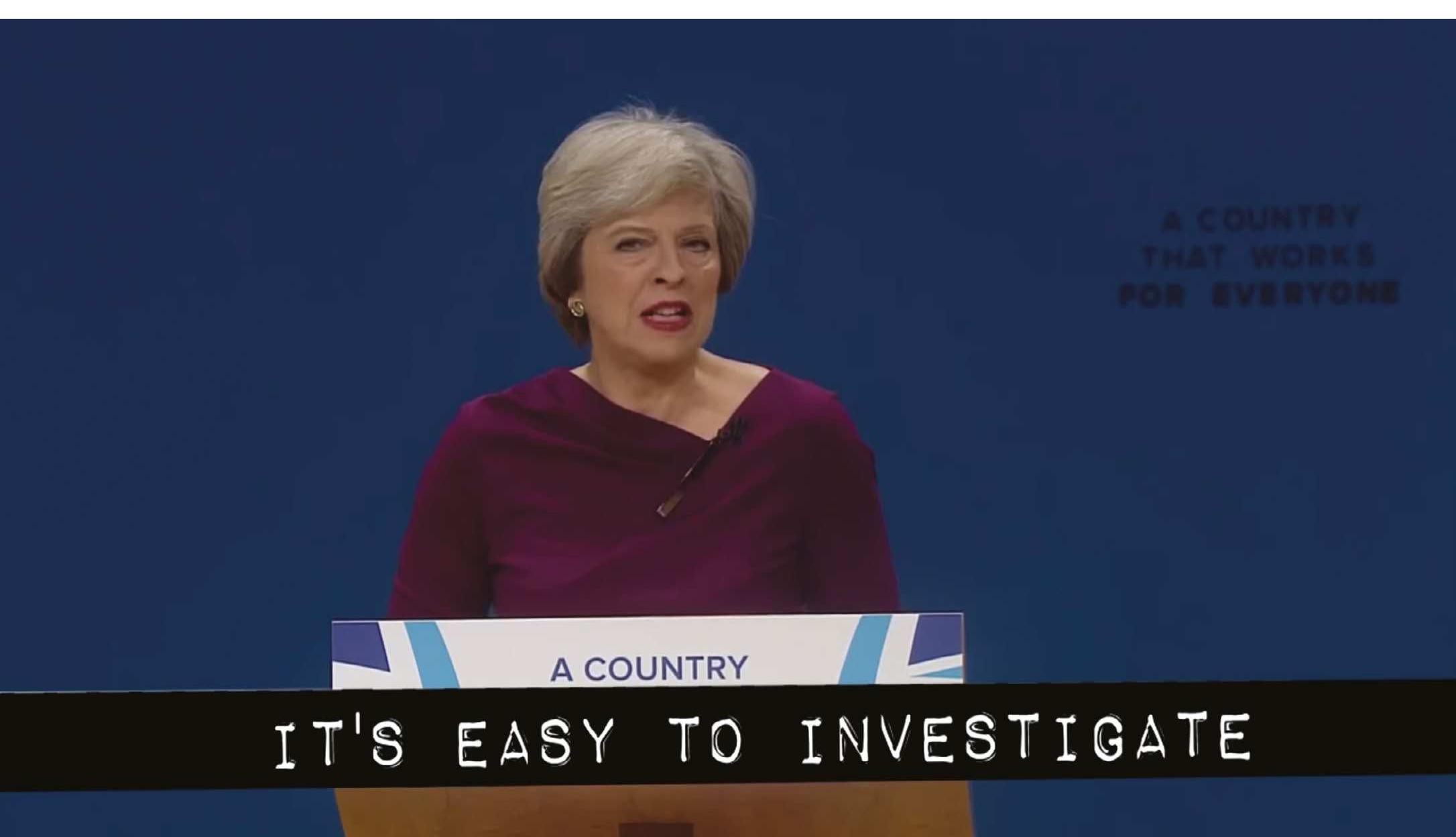 Music and comedy duo, Casetteboy, produced another one of their infamous mashups - this time of Theresa May - during the campaign. 