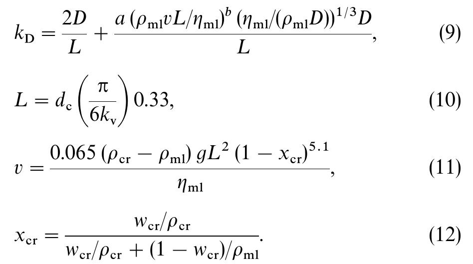 (PDF) The modelling and simulation of dissolution of sucrose crystals