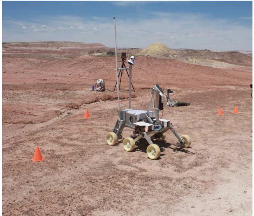 (PDF) 6 Wheeled Mars Rover Design for Terrain Traversing, Equipment ...
