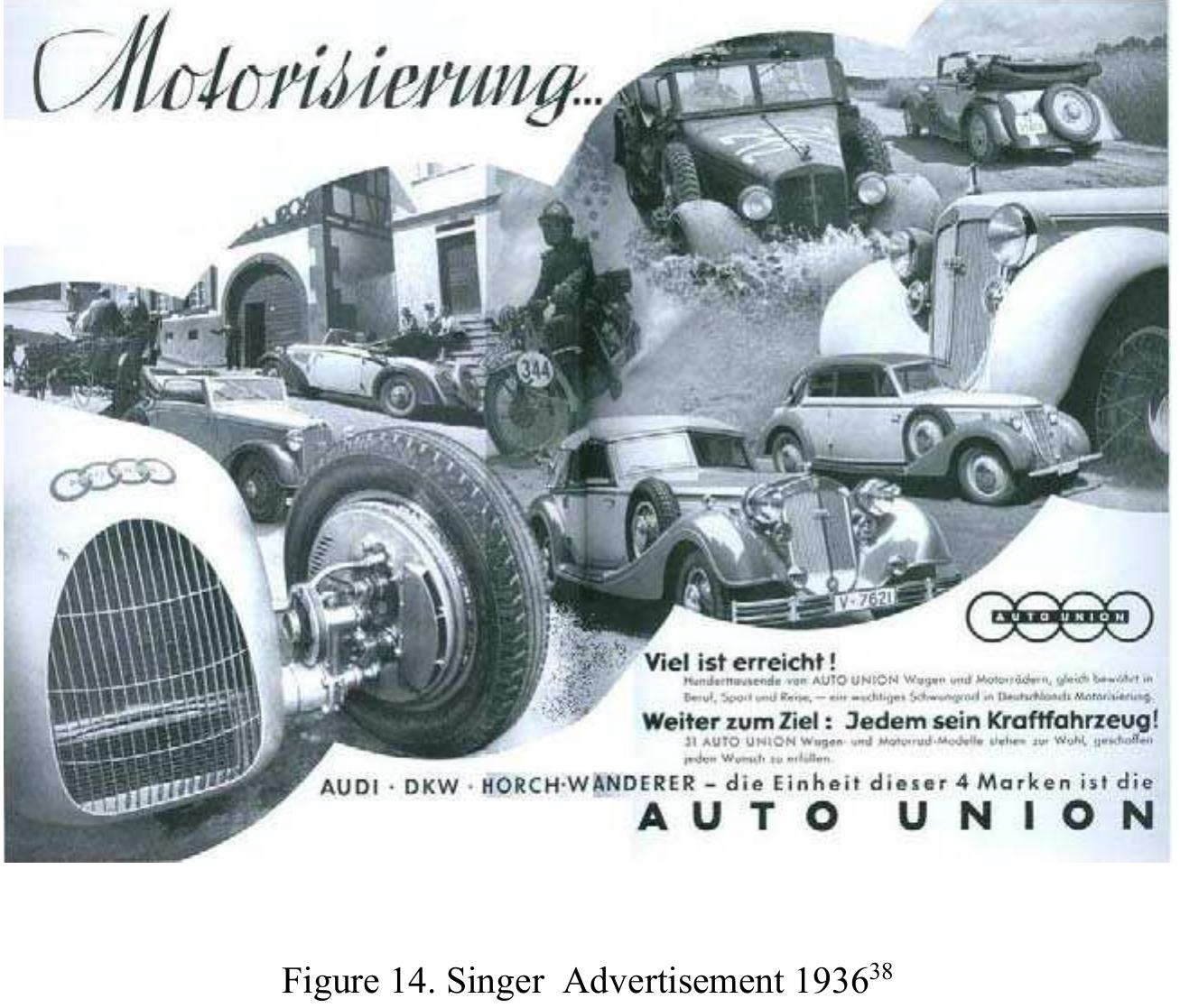 Figure 13. Auto Union Advertisement 1936°” 